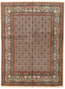  Persisk Moud Teppe 150X196 Brun/Oransje ( Persia/Iran)