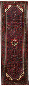  Hamadan Rug 100X300 Persian Wool Dark Red/Red Small Carpetvista