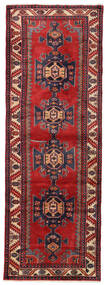 107X302 絨毯 オリエンタル ハマダン 廊下 カーペット レッド/ダークパープル (ウール, ペルシャ/イラン) Carpetvista