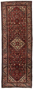 98X270 Hamadan Orientalisk Hallmatta Brun/Mörkröd (Ull, Persien/Iran) Carpetvista
