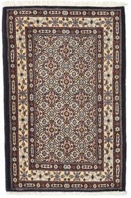 59X89 Moud Teppich Orientalischer Dunkelrot/Beige (Wolle, Persien/Iran) Carpetvista