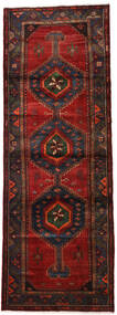 Hamadan Rug 106X304 Runner
 Dark Red/Red Wool, Persia/Iran Carpetvista