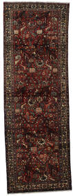 絨毯 オリエンタル ハマダン 97X290 廊下 カーペット 茶色/ダークレッド (ウール, ペルシャ/イラン)