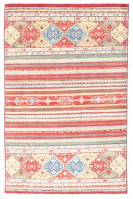  Orientalischer Kazak Fine Teppich 98X155 Beige/Rot Wolle, Afghanistan Carpetvista