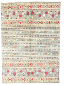 142X199 絨毯 オリエンタル カザック Fine グリーン/ベージュ (ウール, パキスタン) Carpetvista
