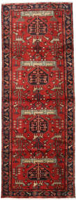 105X284 絨毯 オリエンタル ハマダン 廊下 カーペット レッド/ダークレッド (ウール, ペルシャ/イラン) Carpetvista