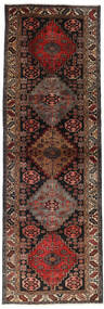  Orientalischer Hamadan Teppich 98X296 Läufer Braun/Rot Wolle, Persien/Iran Carpetvista