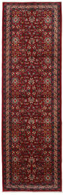119X375 Dywan Meszhed Orientalny Chodnikowy Ciemnoczerwony/Brunatny (Wełna, Persja/Iran) Carpetvista