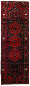絨毯 ペルシャ ハマダン 102X300 廊下 カーペット ダークレッド (ウール, ペルシャ/イラン)