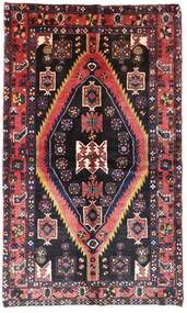  Hamadan Rug 140X222 Persian Wool Red/Dark Pink Small Carpetvista