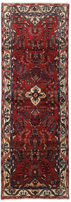 Hamadan Teppich 102X292 Läufer Dunkelrot/Rot Wolle, Persien/Iran Carpetvista