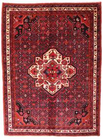 Tapis Persan Hosseinabad 153X208 Rouge/Rouge Foncé (Laine, Perse/Iran)