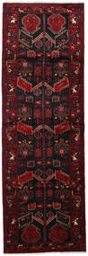 絨毯 ペルシャ ハマダン 103X310 廊下 カーペット ダークレッド/レッド (ウール, ペルシャ/イラン)