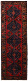 絨毯 ペルシャ ハマダン 100X308 廊下 カーペット ダークレッド/レッド (ウール, ペルシャ/イラン)