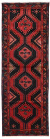 Hamadan Teppe 100X286Løpere Mørk Rød/Rød Ull, Persia/Iran Carpetvista