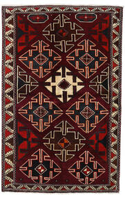 Tapete Persa Lori 138X215 Vermelho Escuro/Bege (Lã, Pérsia/Irão)