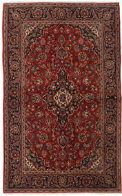 Tapete Kashan 142X230 Vermelho Escuro/Vermelho (Lã, Pérsia/Irão)