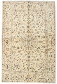 Keshan Fine Teppich 142X216 Beige Wolle, Persien/Iran Carpetvista