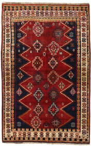 145X231 絨毯 オリエンタル カシュガイ ダークピンク/ダークレッド (ウール, ペルシャ/イラン) Carpetvista