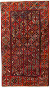  Persischer Ghashghai Teppich 127X226 Rot/Dunkelrot Carpetvista