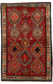130X198 Ghashghai Teppe Orientalsk Brun/Rød (Ull, Persia/Iran) Carpetvista