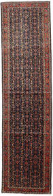 Hamadan Rug 104X403 Runner
 Dark Red/Red Wool, Persia/Iran Carpetvista