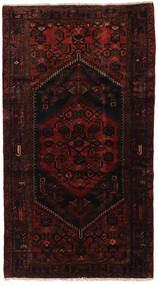 Tapete Hamadã 140X250 Vermelho Escuro/Vermelho (Lã, Pérsia/Irão)