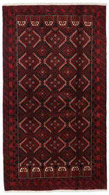  Persialainen Beluch Matot 108X196 Tummanpunainen/Punainen Carpetvista