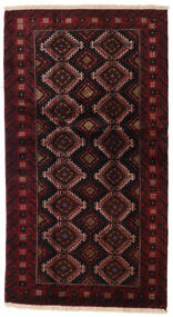  Baluch Rug 96X173 Persian Wool Dark Red/Red Small Carpetvista