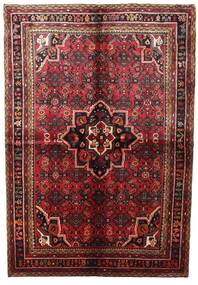 164X240 Χαλι Ανατολής Hamadan Κόκκινα/Σκούρο Κόκκινο (Μαλλί, Περσικά/Ιρανικά) Carpetvista
