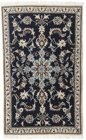  Orientalischer Nain Teppich 88X143 Dunkelgrau/Grau Wolle, Persien/Iran Carpetvista