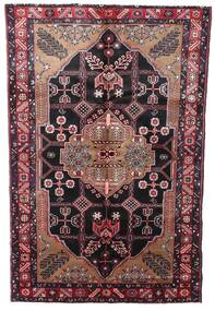  150X242 Hamadan Teppich Rot/Dunkelrot Persien/Iran Carpetvista