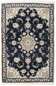 92X137 Nain Rug Oriental Black/Beige (Wool, Persia/Iran) Carpetvista