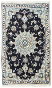 絨毯 ナイン 86X146 ベージュ/ダークグレー (ウール, ペルシャ/イラン)