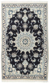  Orientalischer Nain Teppich 88X145 Dunkelgrau/Beige Wolle, Persien/Iran Carpetvista