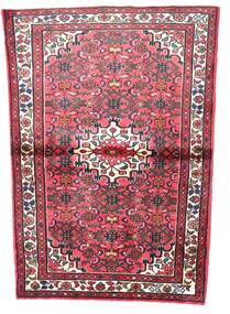  106X160 Hosseinabad Teppe Rød/Mørk Rød Persia/Iran Carpetvista