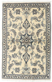  Orientalischer Nain Teppich 89X137 Beige/Grau Wolle, Persien/Iran Carpetvista