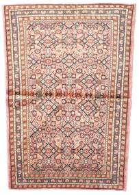 絨毯 オリエンタル ホセイナバード 102X145 茶色/ベージュ (ウール, ペルシャ/イラン)