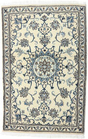  Orientalischer Nain Teppich 88X136 Beige/Grau Wolle, Persien/Iran Carpetvista