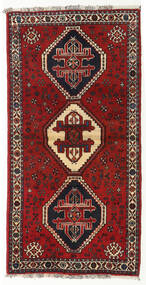 Ghashghai Teppe 70X140 Mørk Rød/Rød Ull, Persia/Iran Carpetvista