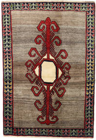  Persian Shiraz Rug 130X188 Orange/Dark Pink Carpetvista