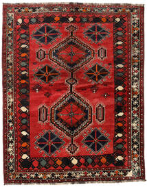 167X208 Tappeto Orientale Shiraz Rosso Scuro/Rosso (Lana, Persia/Iran) Carpetvista