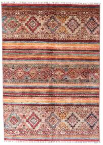絨毯 Shabargan 148X212 レッド/ベージュ (ウール, アフガニスタン)