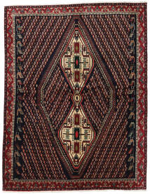 165X216 Tappeto Orientale Afshar Shahre Babak Rosso Scuro/Rosso (Lana, Persia/Iran) Carpetvista