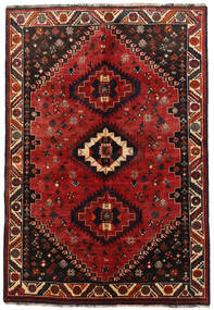 157X230 Ghashghai Teppe Orientalsk Mørk Rød/Rød (Ull, Persia/Iran) Carpetvista