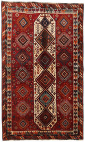 147X245 Ghashghai Matta Orientalisk Mörkröd/Röd (Ull, Persien/Iran) Carpetvista