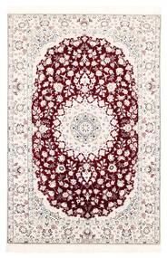 121X182 絨毯 ナイン 6La オリエンタル ベージュ/ダークレッド (ペルシャ/イラン)