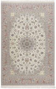  Isfahan Silk Warp Rug 262X386 Persian Beige/Grey Large