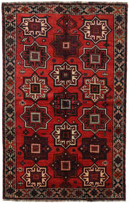  Shiraz Rug 152X241 Persian Wool Dark Red/Red Small Carpetvista