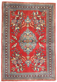  Persischer Hamadan Teppich 80X115 Rot/Beige (Wolle, Persien/Iran)
